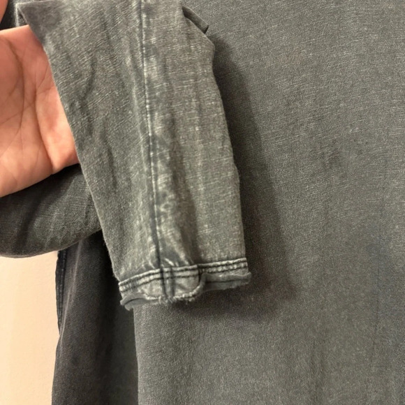 Anthropologie Saturday Sunday Longsleeve  Gray Shirt Women Size S - Picture 3 of 7